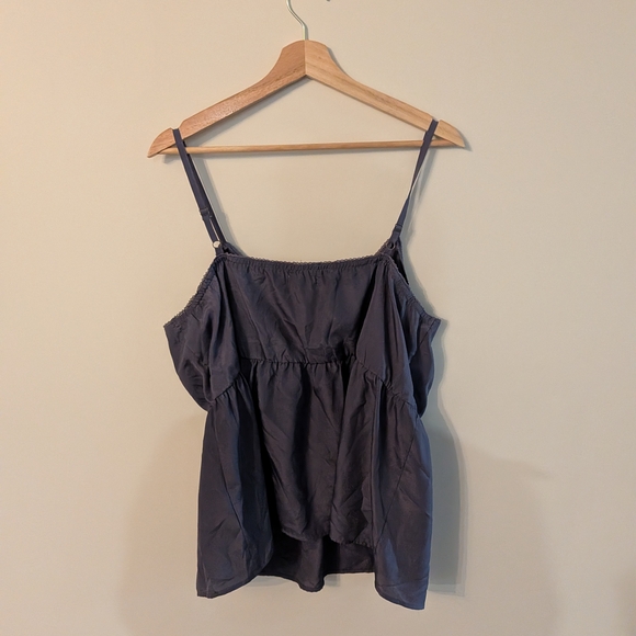 Women's Navy Blue Sleeveless Top - Picture 4 of 6